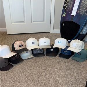 Melin Hat Collection (13 hats + 1 melin hard carrying case / string bag)